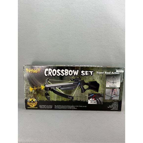 Spirit Halloween 1304RY01 Super Real Action Crossbow Set NIB Walking Dead Daryl - Picture 7 of 11